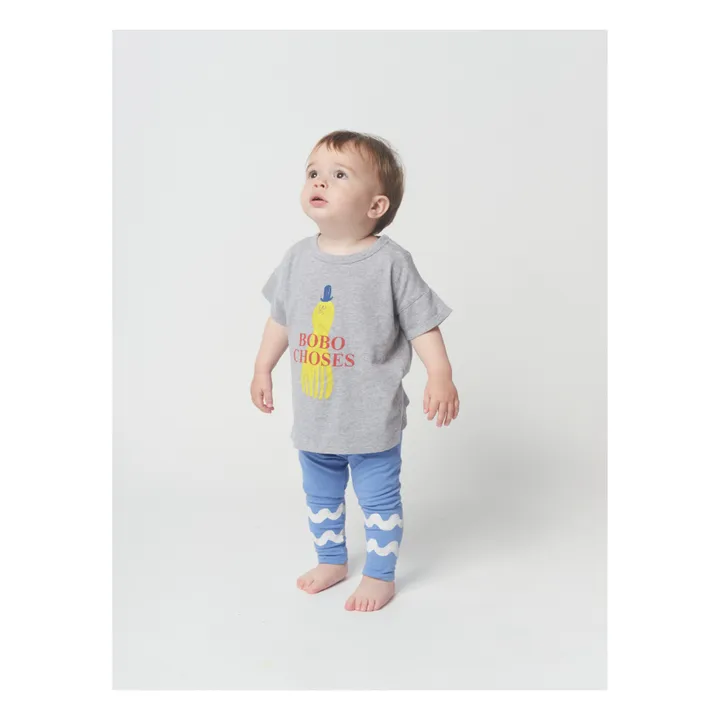 Bobo Choses T-Shirt Coton Responsable Calamar | Gris chiné
