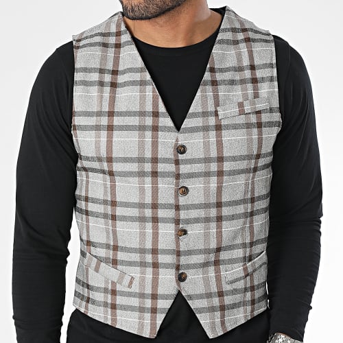 Gilet Gris Chiné