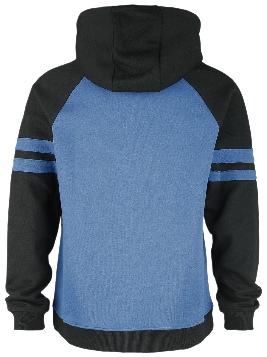 Sweat à capuche zippé Noir/Bleu | RED by EMP Sweat-shirt zippé à capuche