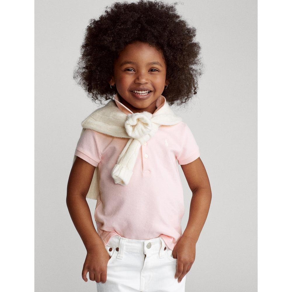 Køb Polo Ralph Lauren Hint Of Pink Girl Polo T-Shirt