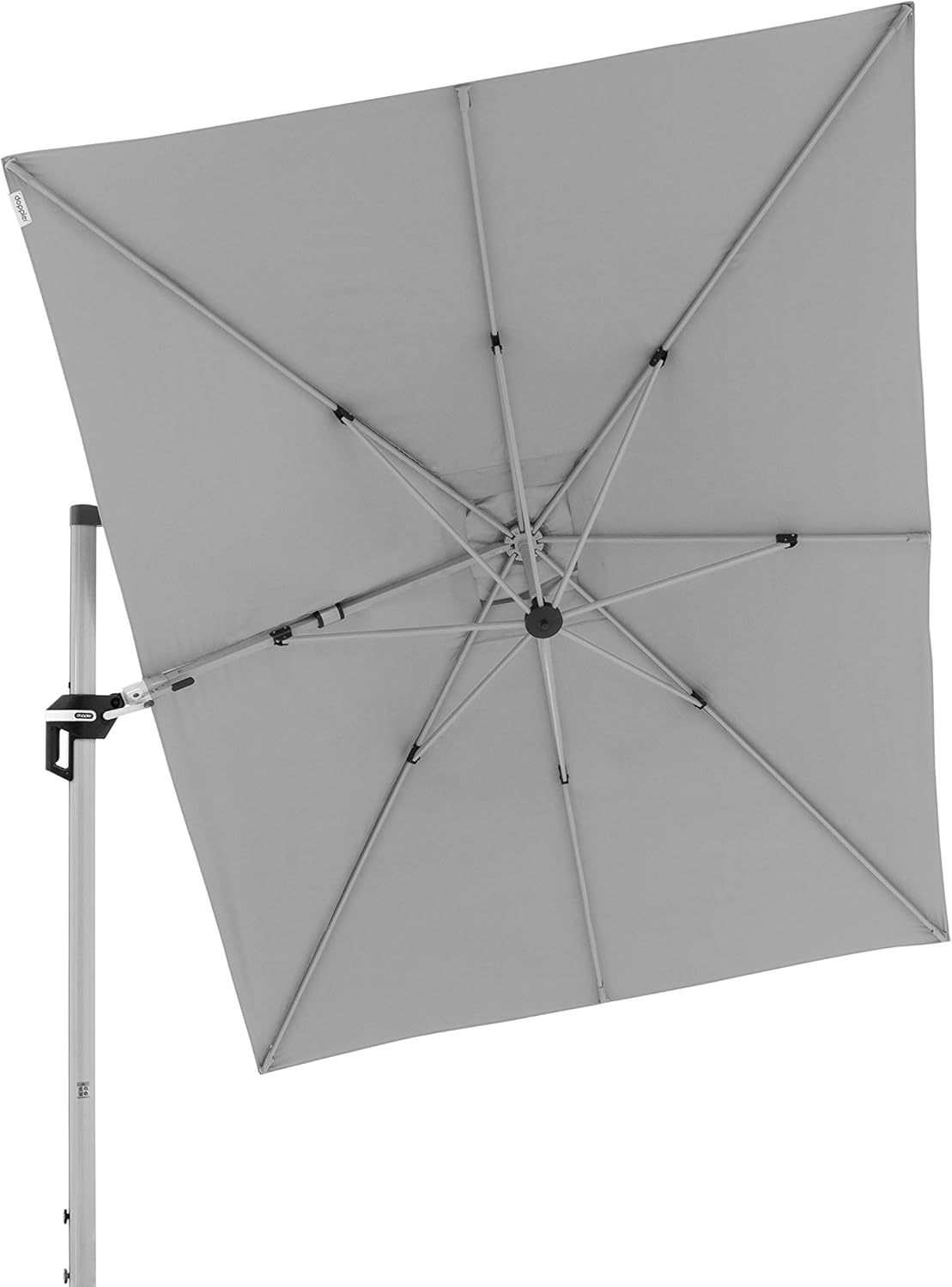 Doppler Pendelschirm 'Active', hellgrau, ca. 350 x 260 cm