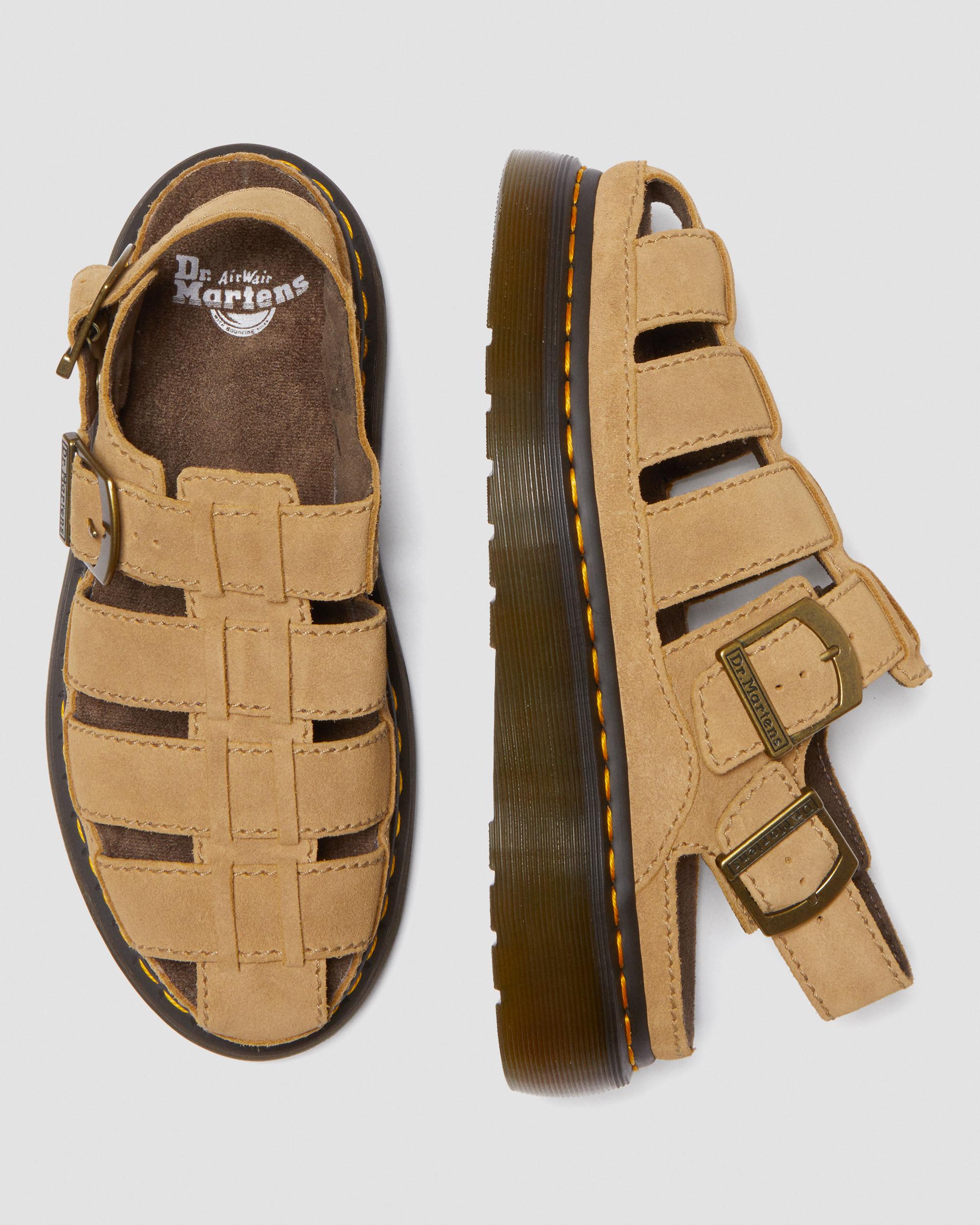 Wrenlie Bronx Wildleder Fisherman Sandalen