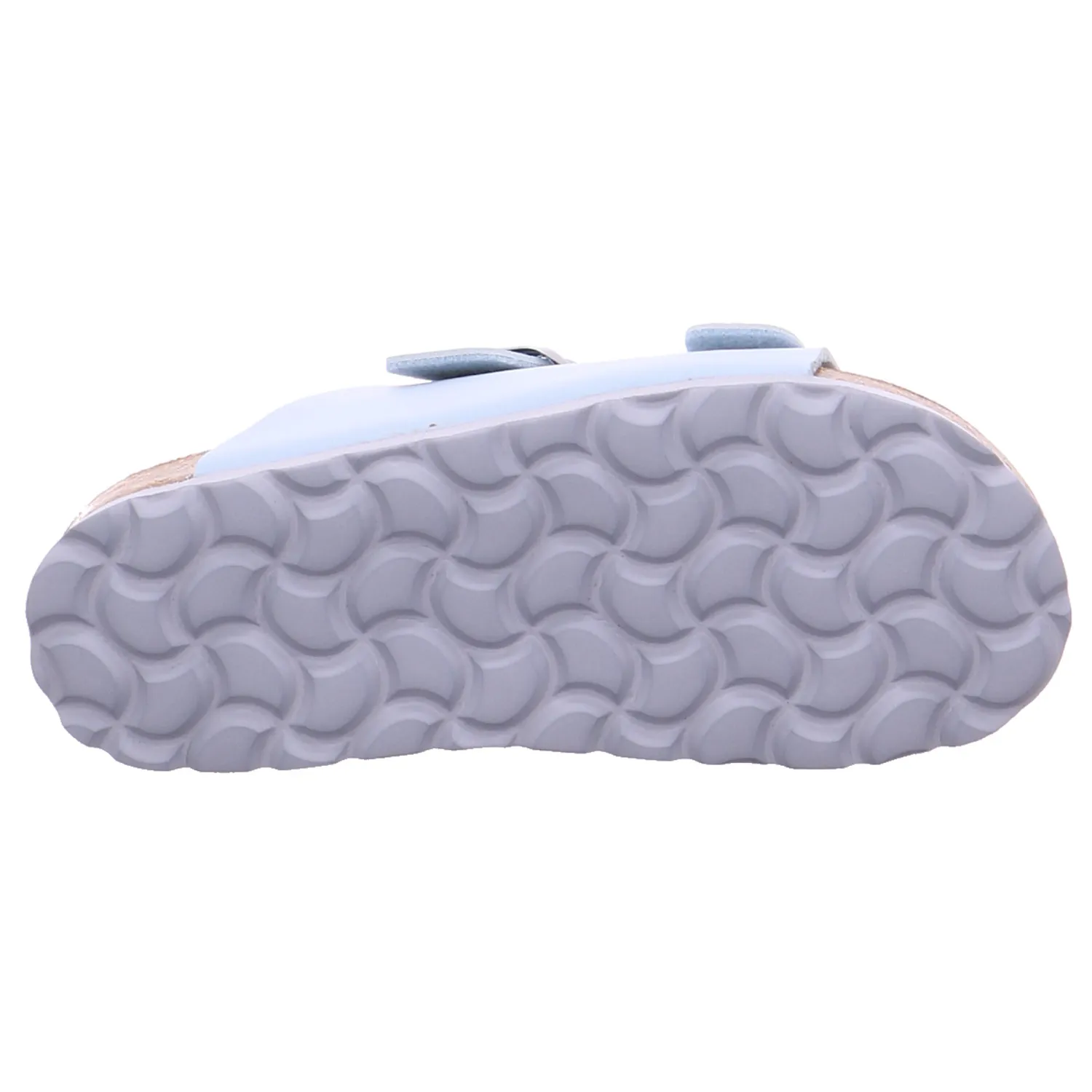 BIOLife Kinder-Pantolette Hellblau Lederimitat  Unisex