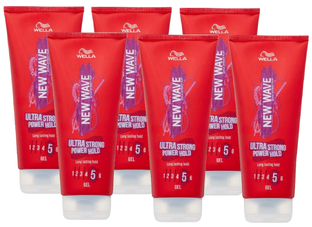 Wella New Wave Ultra Strong Power Hold Gel Voordeelverpakking 6x200ML