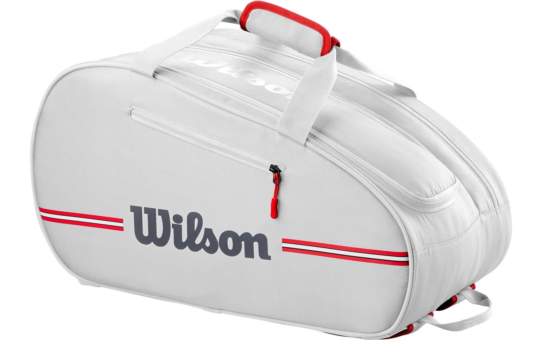 Padel Bag WeissPraktische Tasche für Padel Schläger