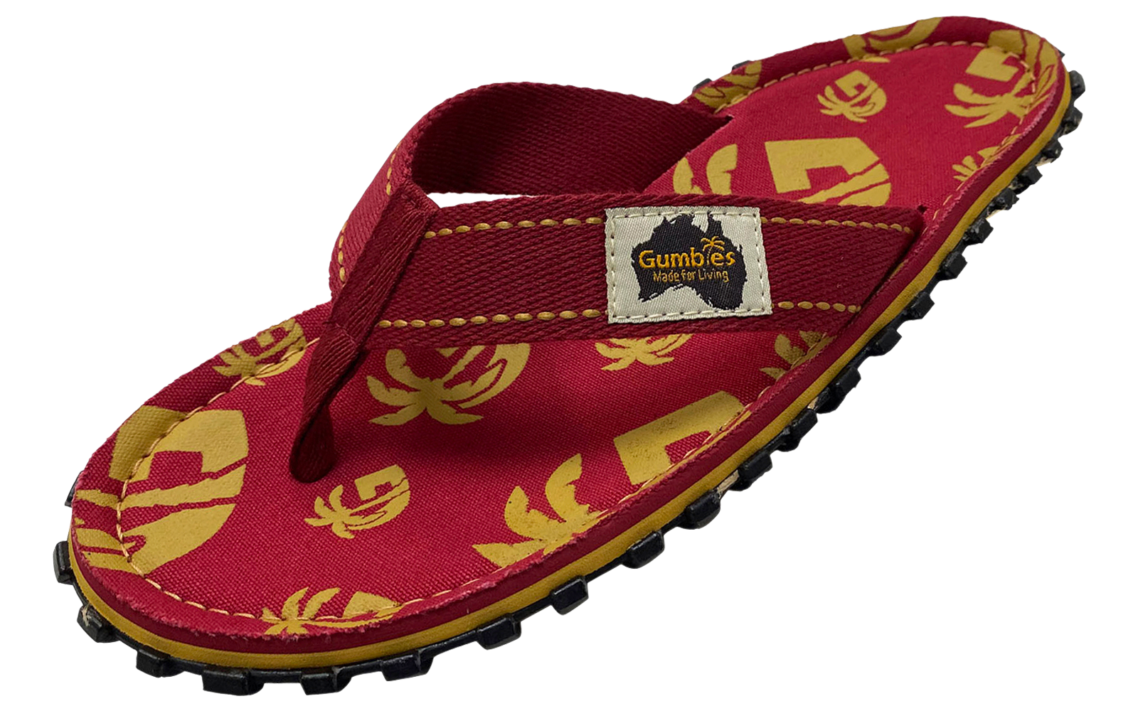 Gumbies  Red Multi G Damen Zehentrenner