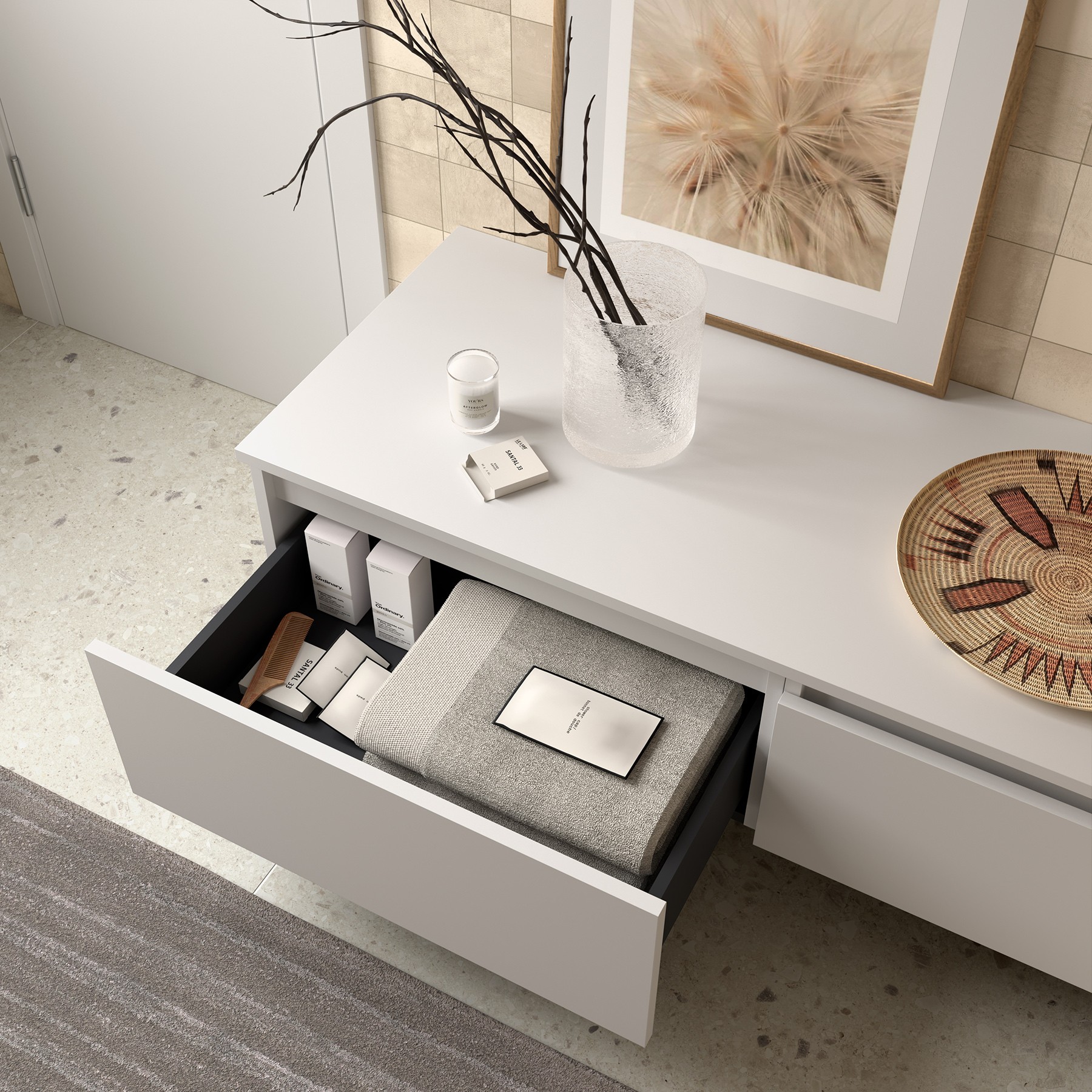 Muebles Hoyo badmeubel 120cm wit mat