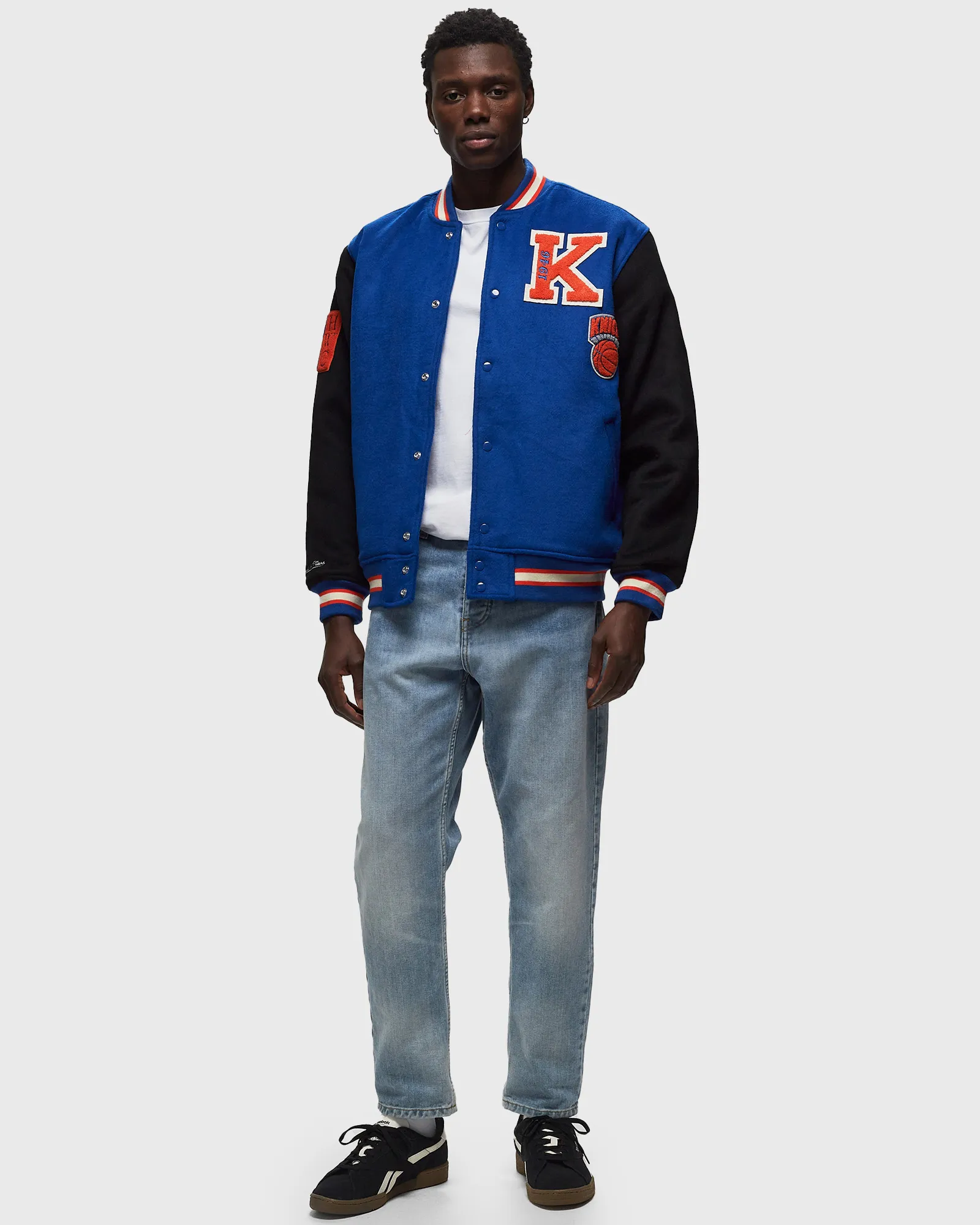 Mitchell & Ness NBA TEAM LEGACY VARSITY JACKET NEW YORK KNICKS