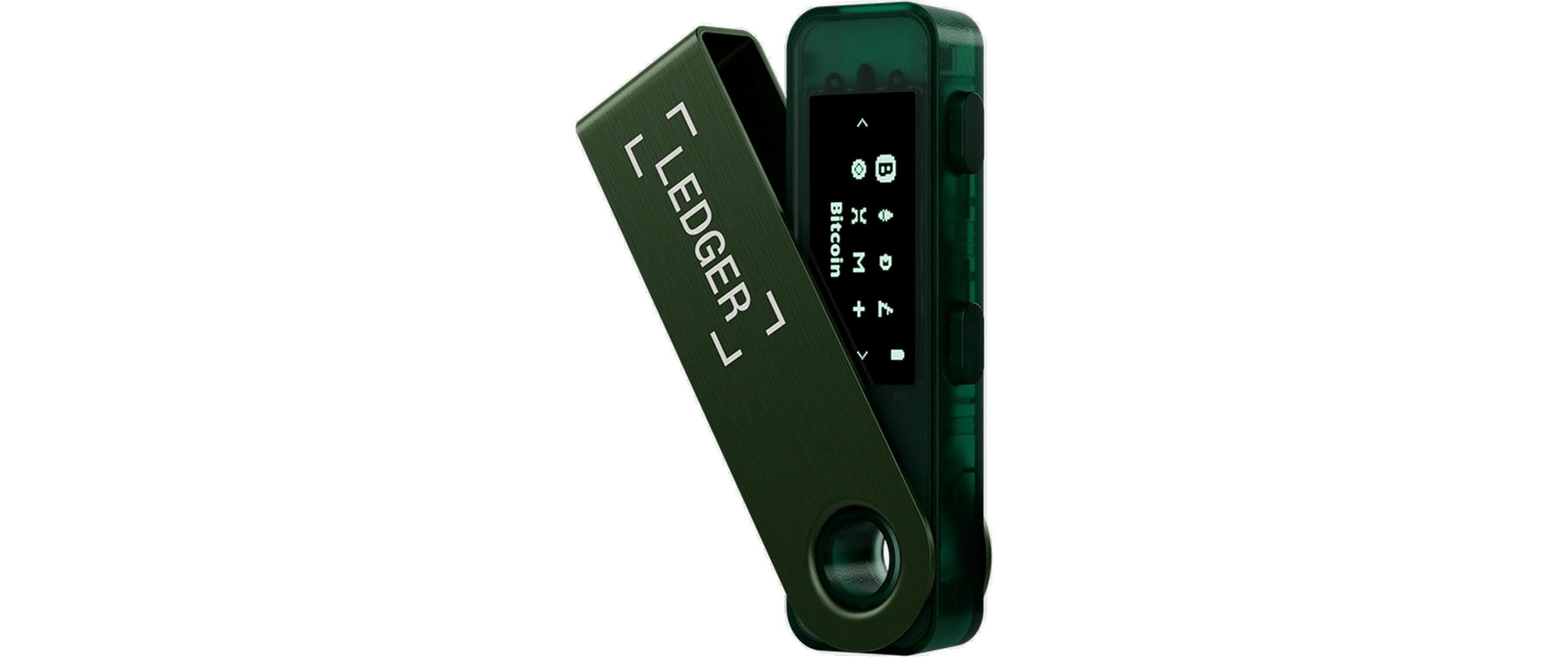 Nano S Plus Emerald GreenCrypto-Hardware-Wallet zum Kaufen, Verwalten und Vermehren digitaler Vermögenswerte