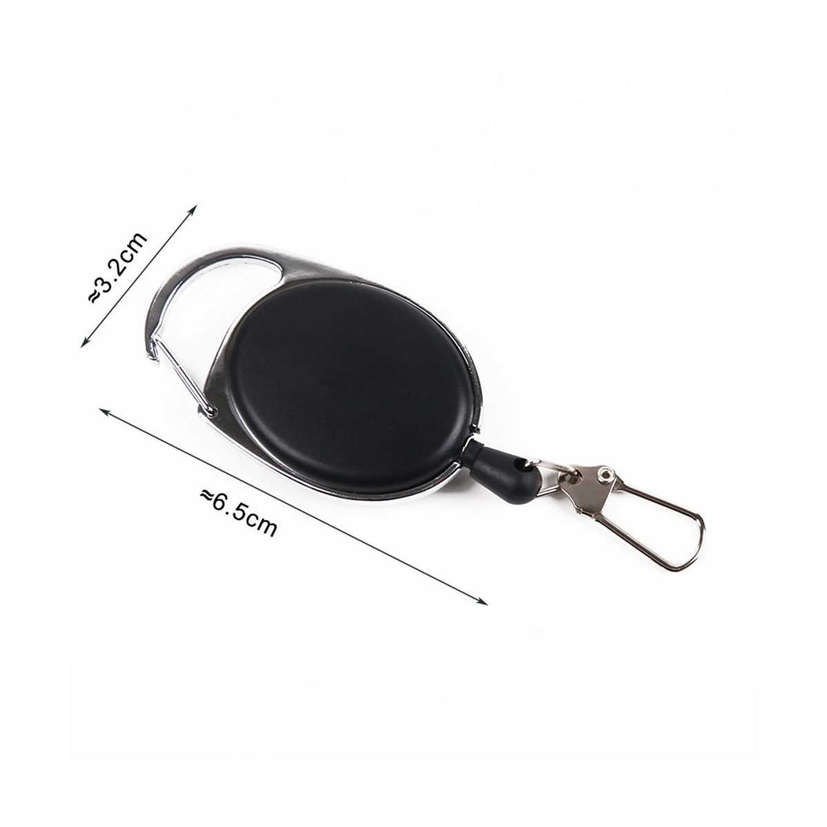 Nøkkelring med jojo-funksjon og uttrekkbar streng 72 cm 1-pakning