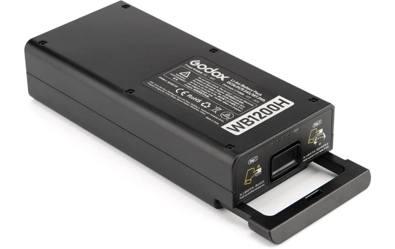 Akku WB1200H für AD1200PRO<br>Wiederaufladbarer Li-Ion-Akku mit 5200 mAh für AD1200 Pro