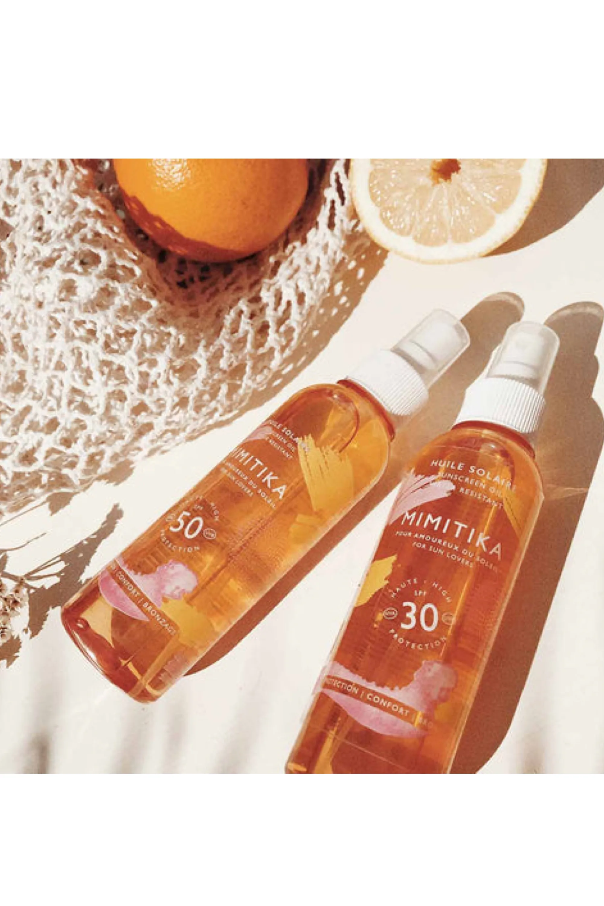 MIMITIKA Huile solaire protectrice corps SPF50-150 ml