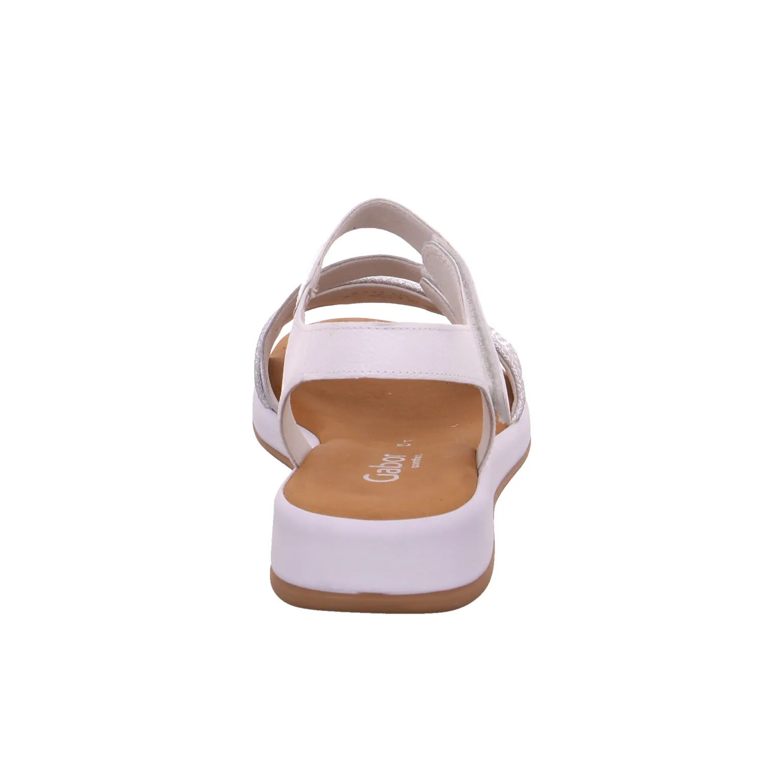 GABOR Sandalette Silber Leder