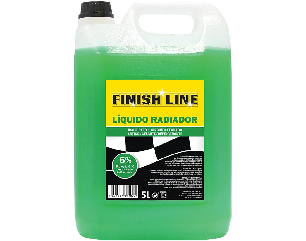 LÍQUIDO RADIADOR FINISH LINE 5L