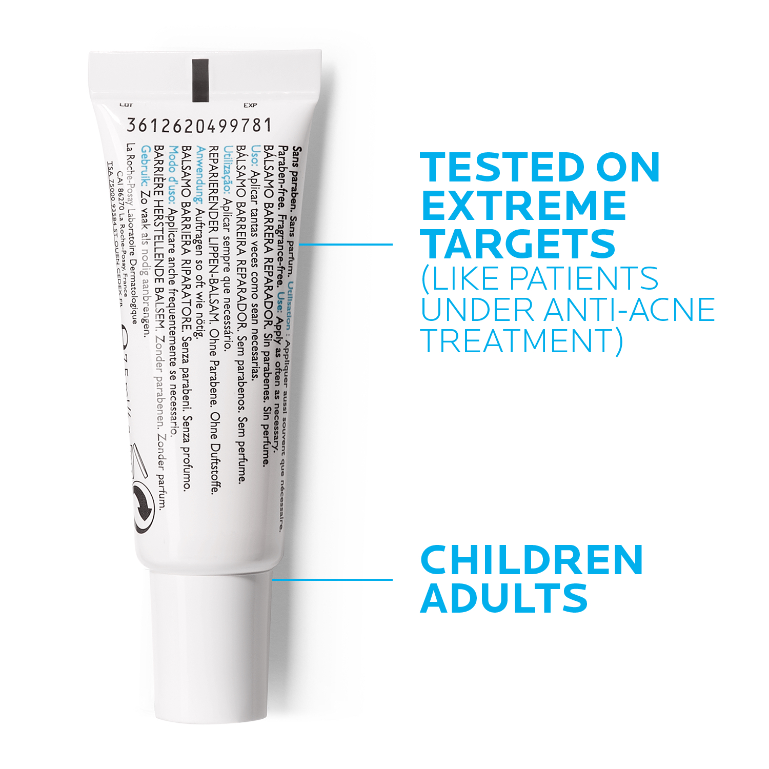 La Roche-Posay Cicaplast<br>7.5 ml, Tube, Balsam, Lippen B5