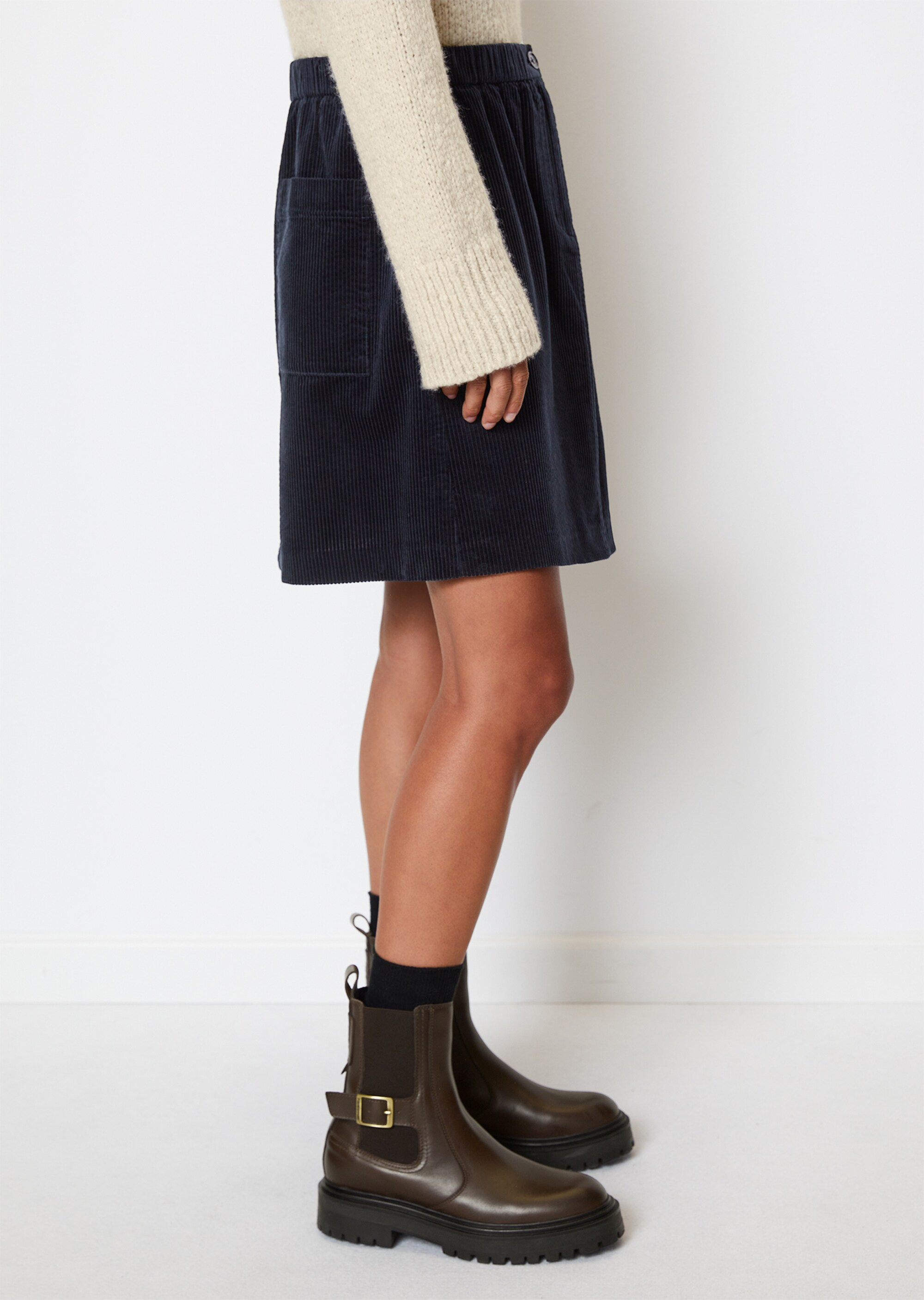 Cord-Minirock A-Linieaus Organic Cotton