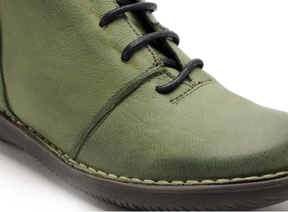 Chacal boots bottine plates femme 6014 vert