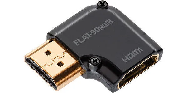 Audioquest coudé HDMI 90° droite Adaptateurs vidéo