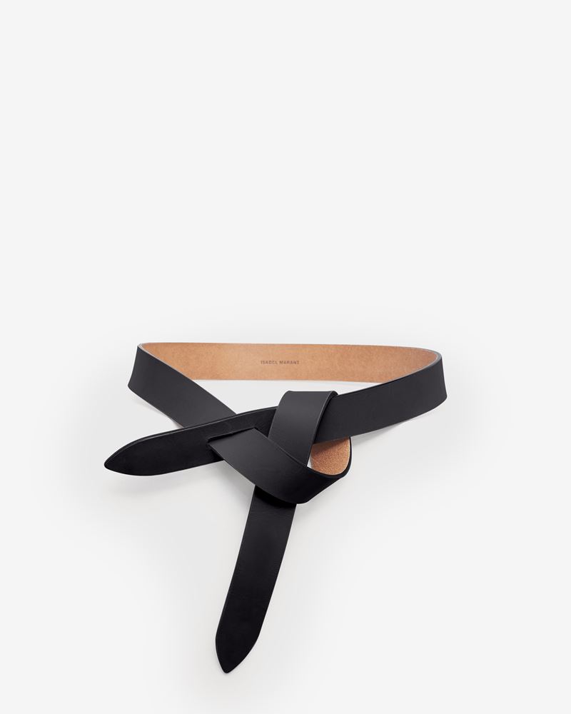 CEINTURE NŒUD EN CUIR LECCE