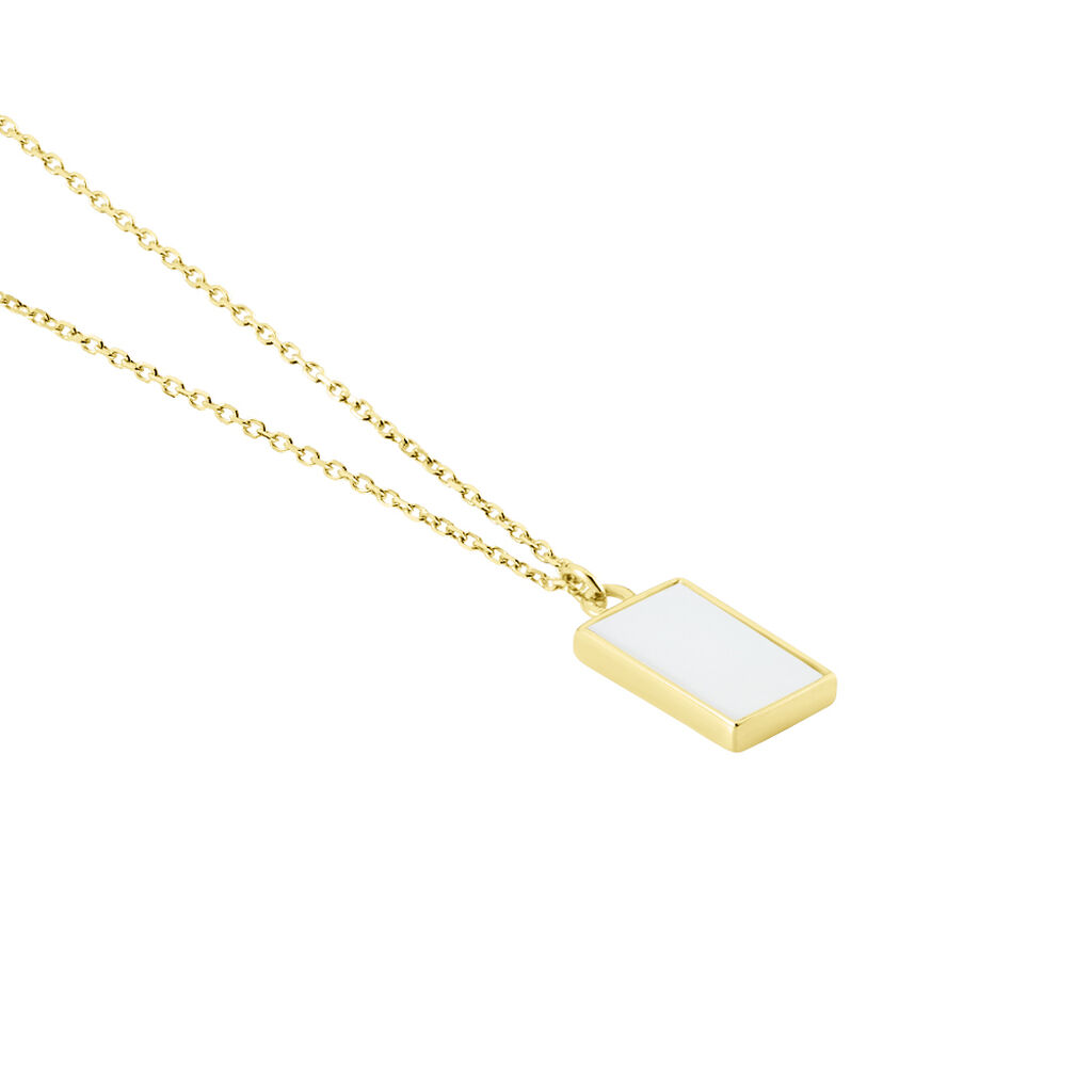 Collier Hallie Or Jaune Nacre