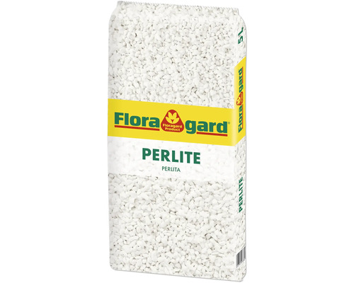 Bodemverbeteraar Floragard Perlite, poreus vulkanisch gesteente om te mengen met andere substraten, ondersteunt de drainage, luchtcapaciteit, wortelontwikkeling, 5 l