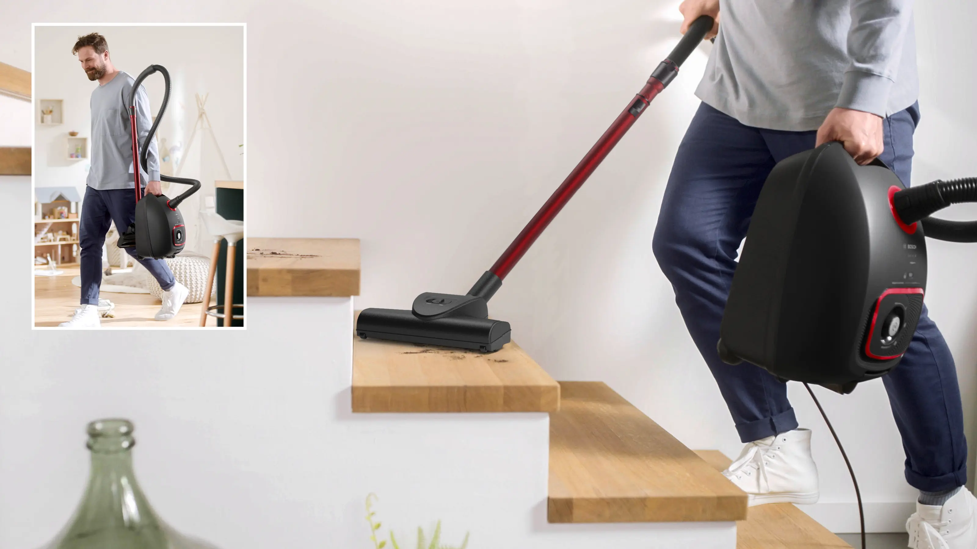 Serie 4 Stofzuiger met zak ProPower Zwart