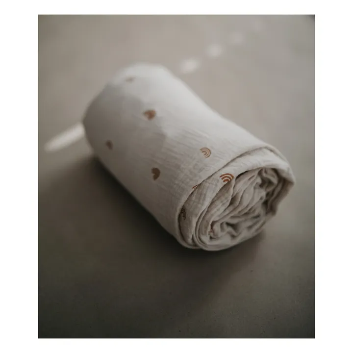 Mushie Drap-housse en coton