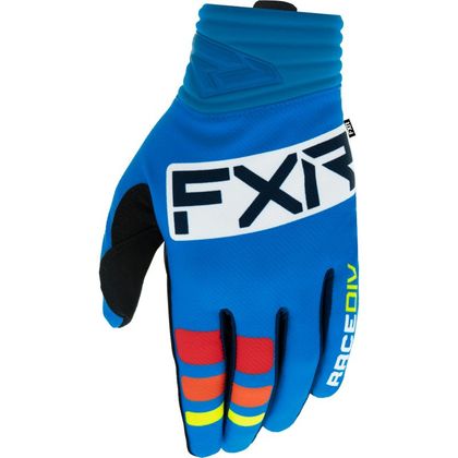 Gants cross FXR PRIME COBALT BLUE/WHITE 2022 - Bleu / Blanc