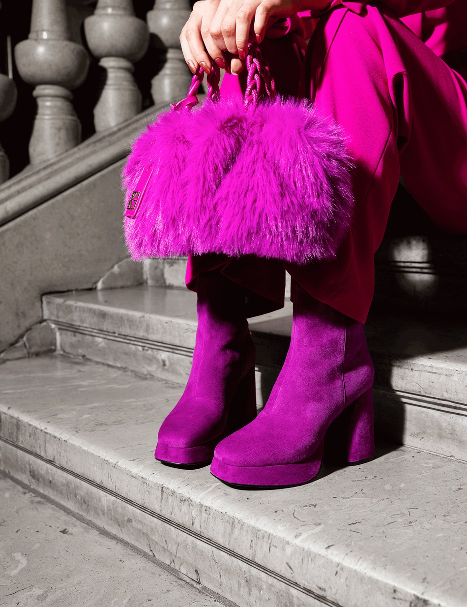 Veloursleder Stiefelette