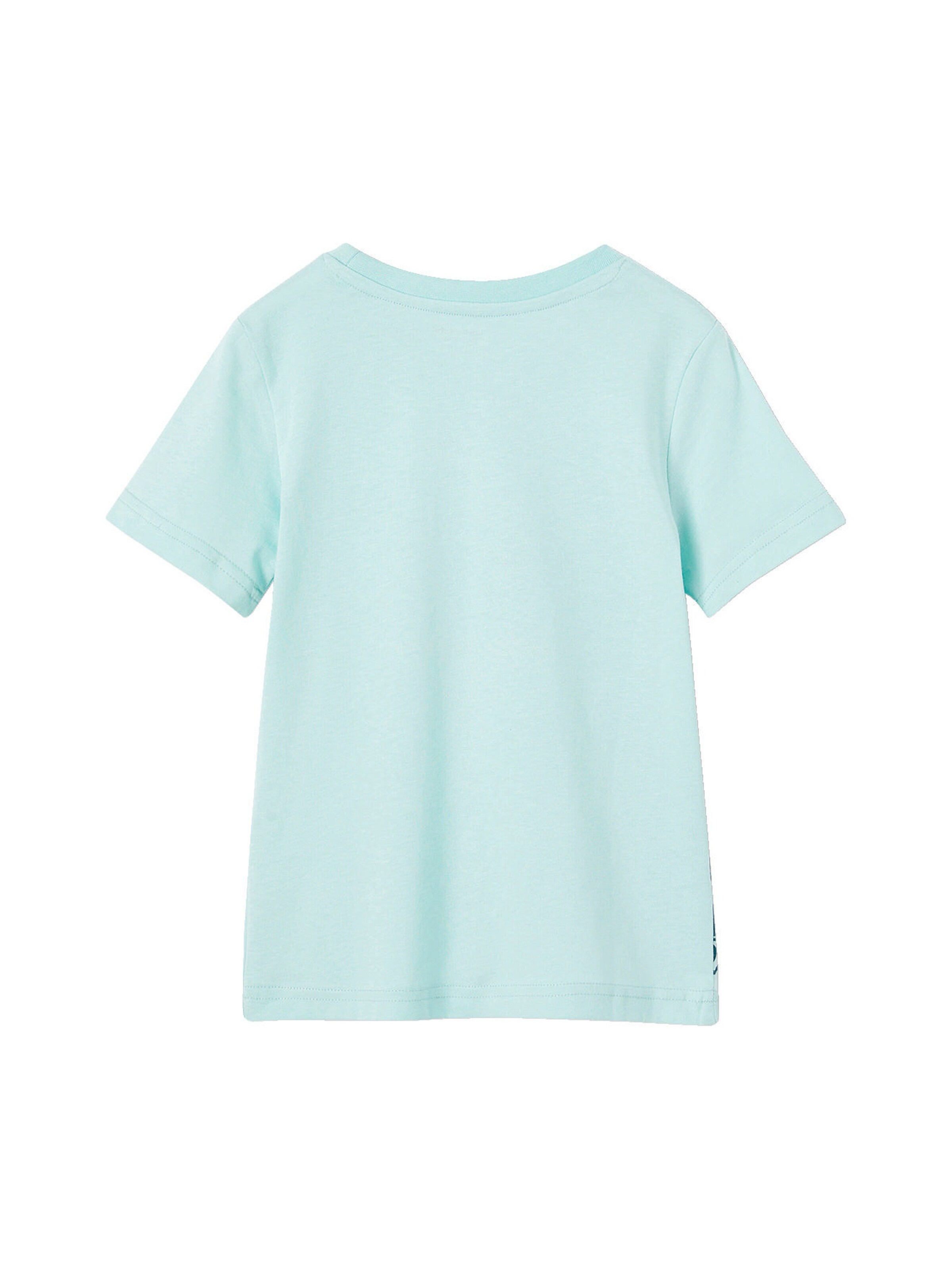 Vertbaudet Jungen T-Shirt BASIC mit Print vorn türkis