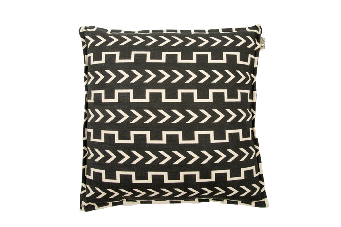 Kussen Emma 45x45 Kussen Emma Black off-white 45x45