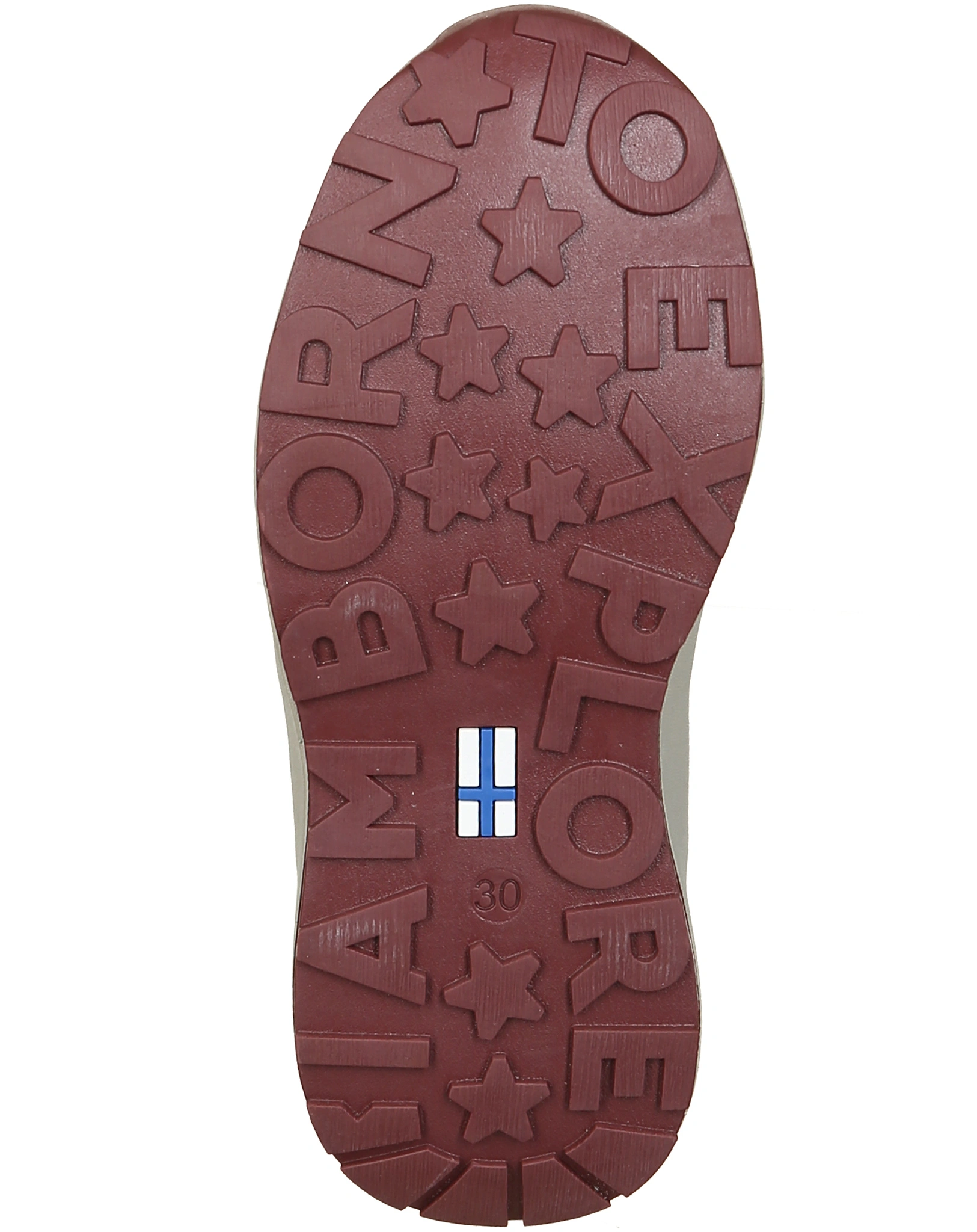 Schneestiefel HUIPPU in raspberry/sable