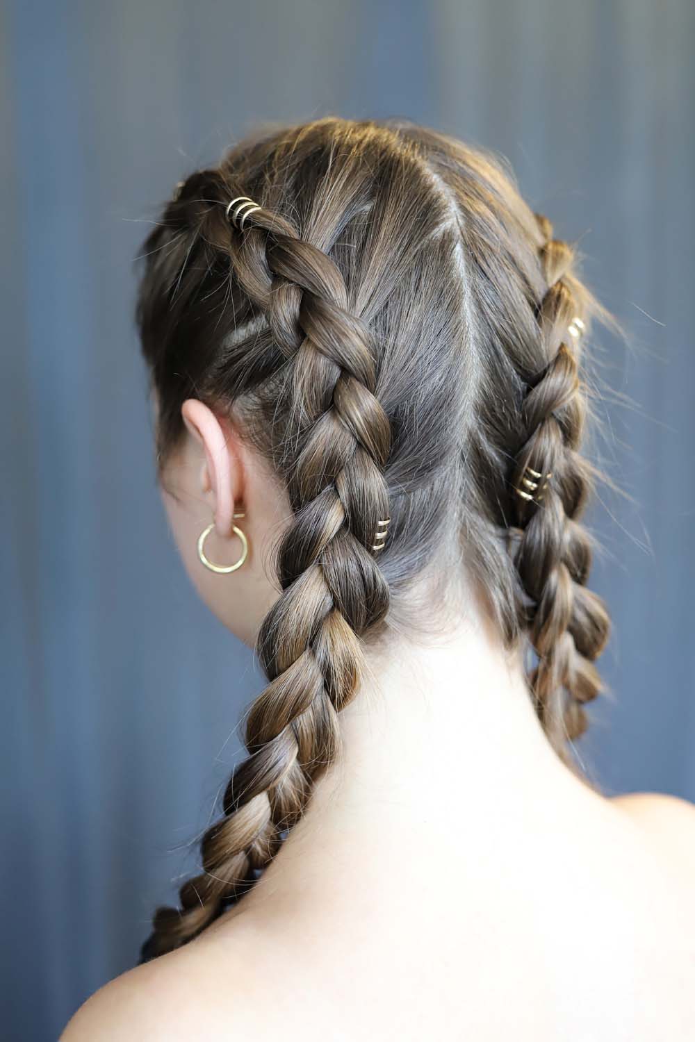 Haarspiralen-Set - Simple Gold
