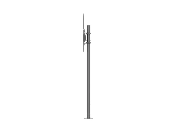 Multibrackets M Pro Dual Pole Floormount - Stativ - for LCD display - plastik, aluminium, stål - sort - skærmstørrelse: 65