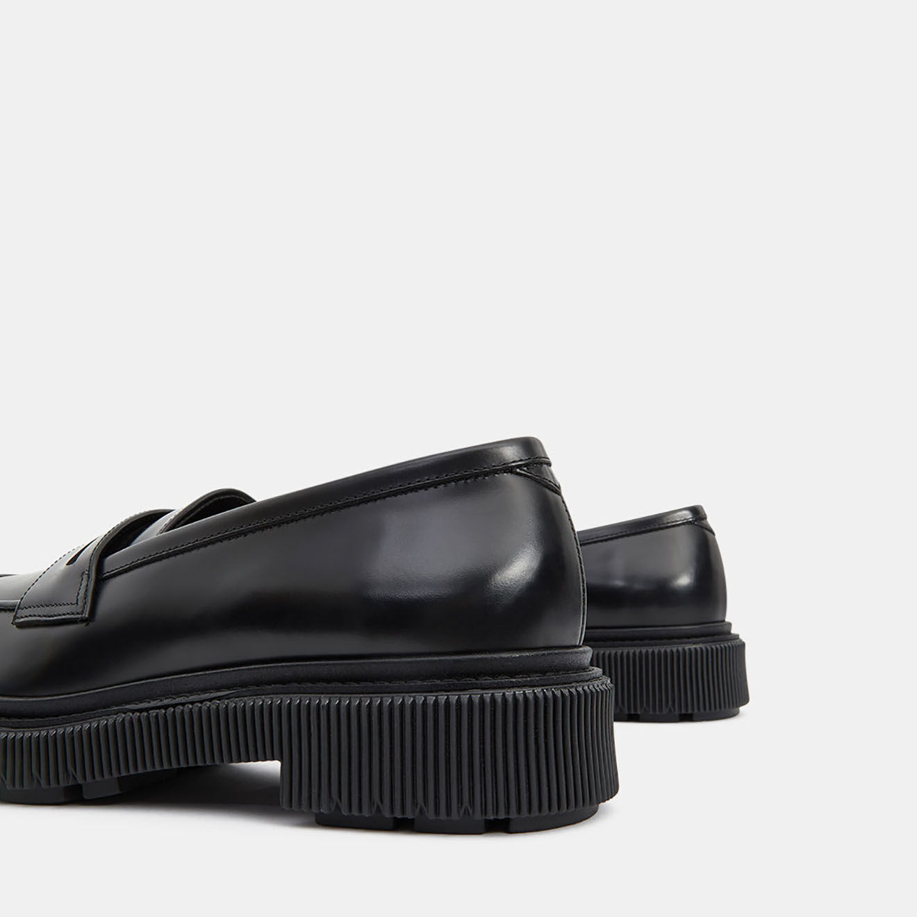 Adieu Mocassins en Cuir Type 159 noirs