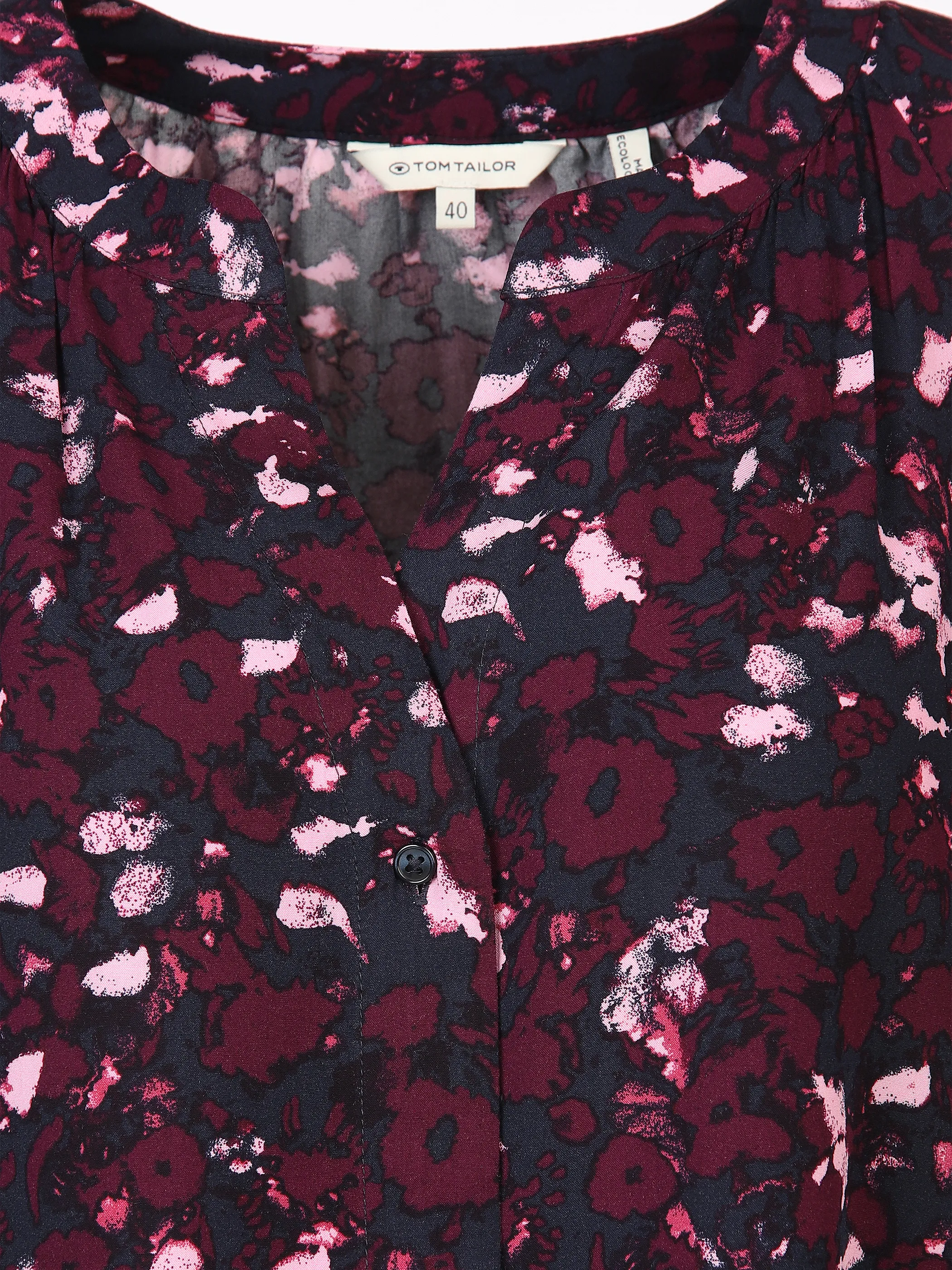 Damen Bluse im farbigen Alloverprint