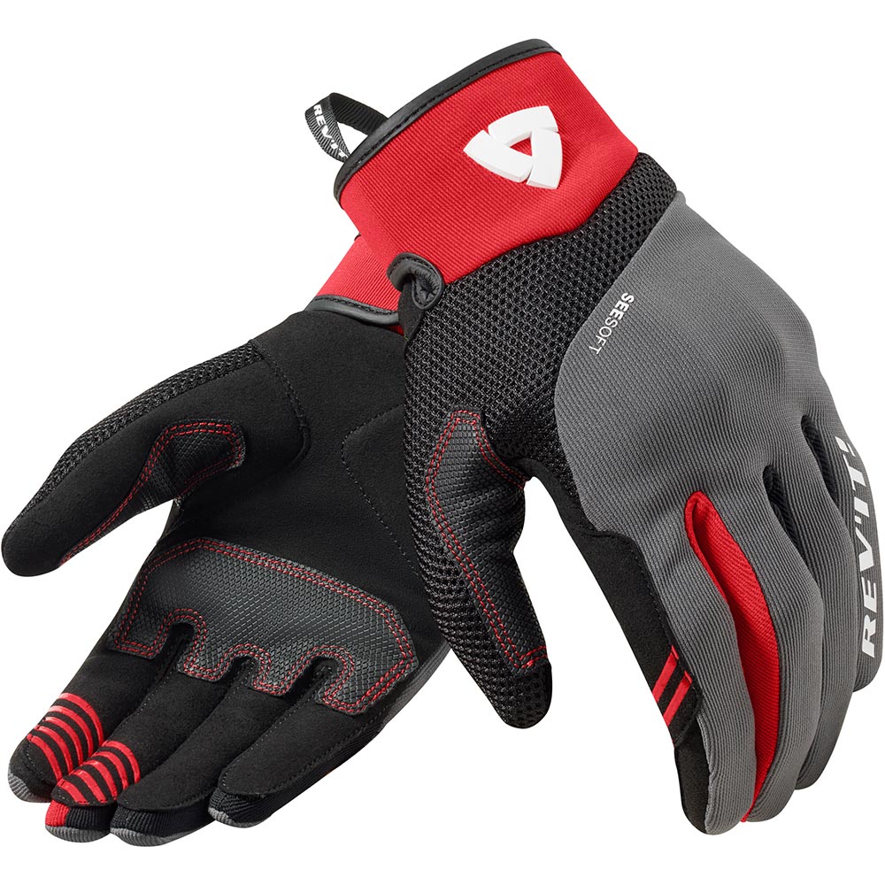 Rev'it - Gants femme Endo Ladies Gris / Rouge