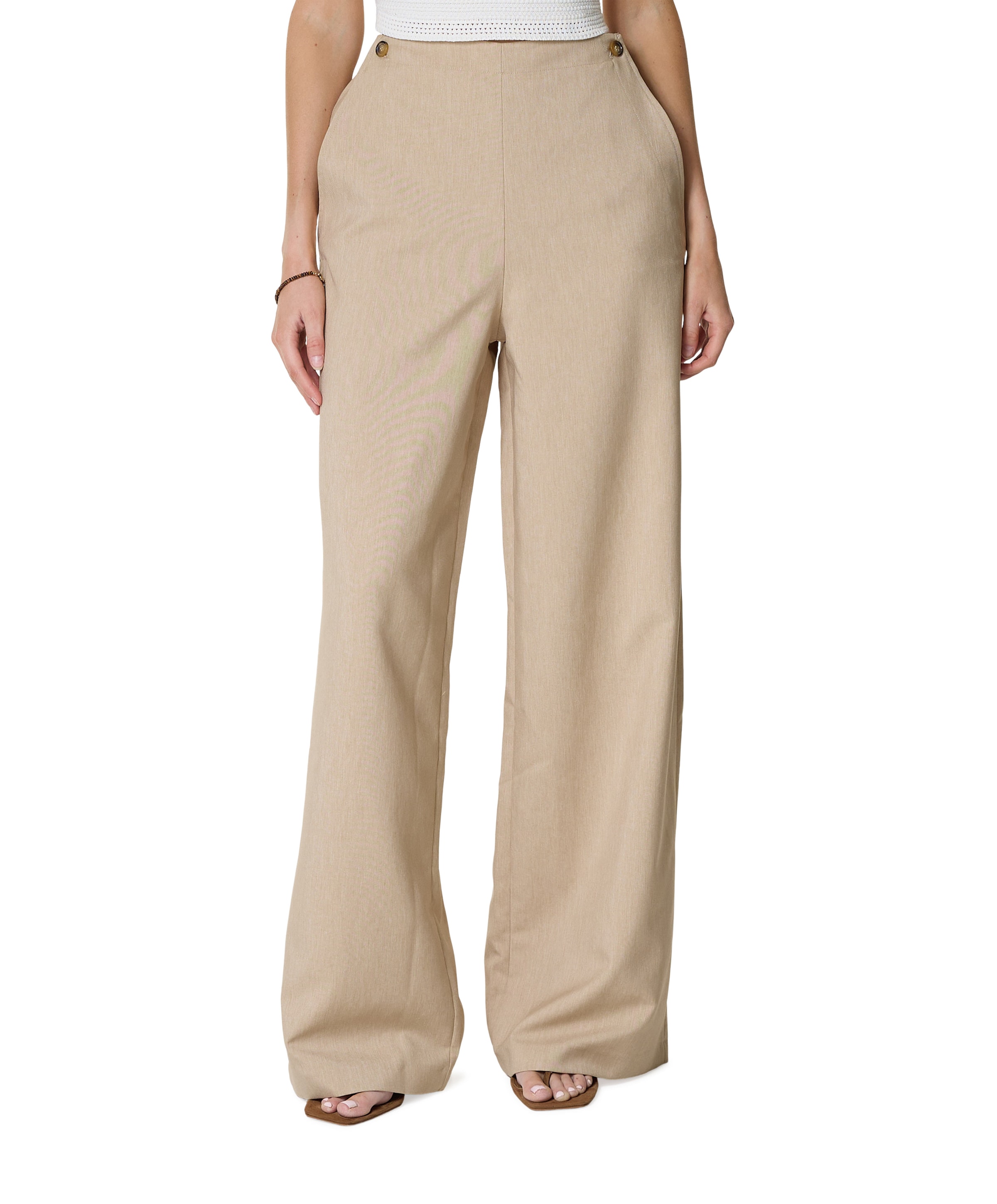 Est'Seven Dames pantalon beige