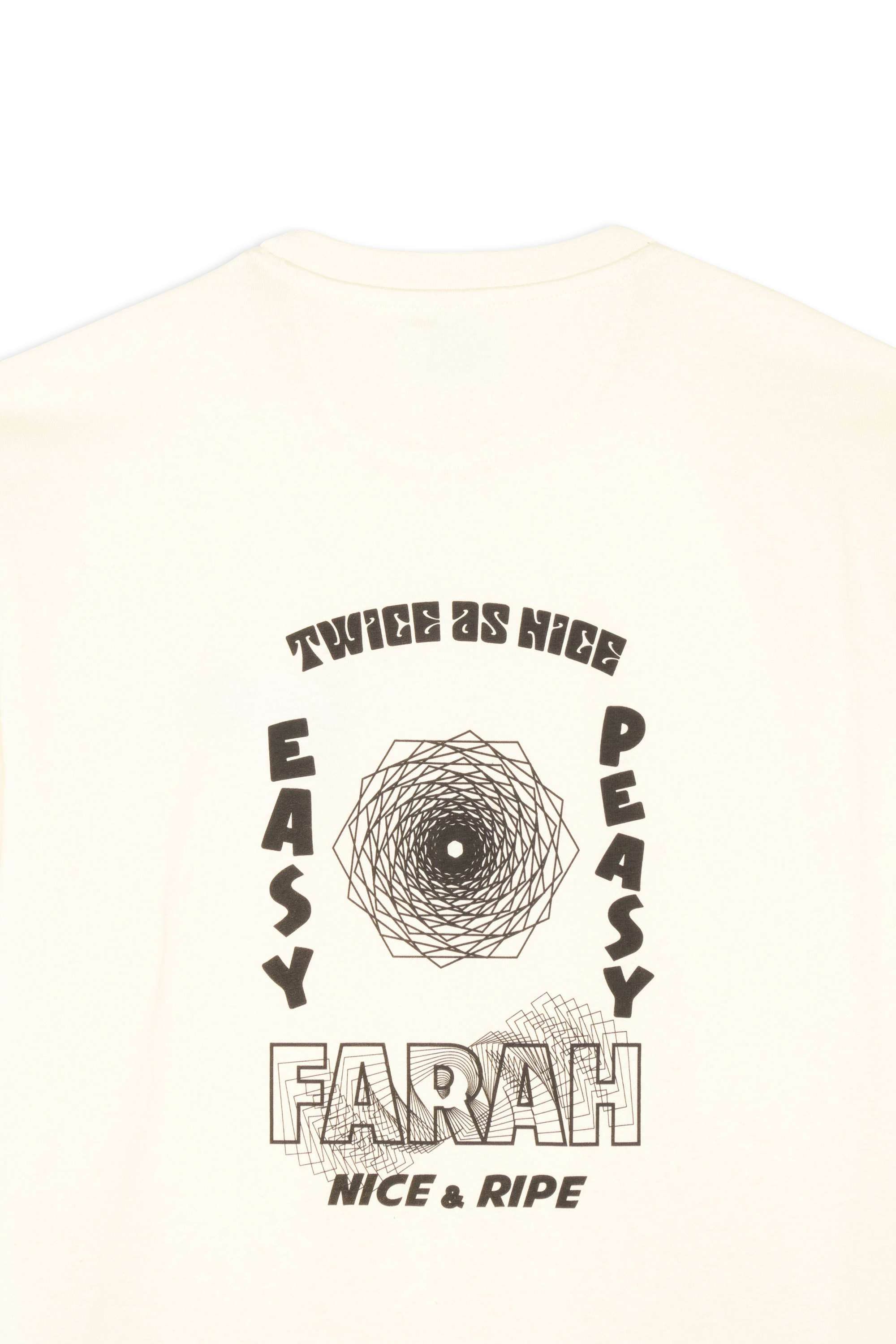 FARAH T-shirt  MOORE GRAPHIC Beige