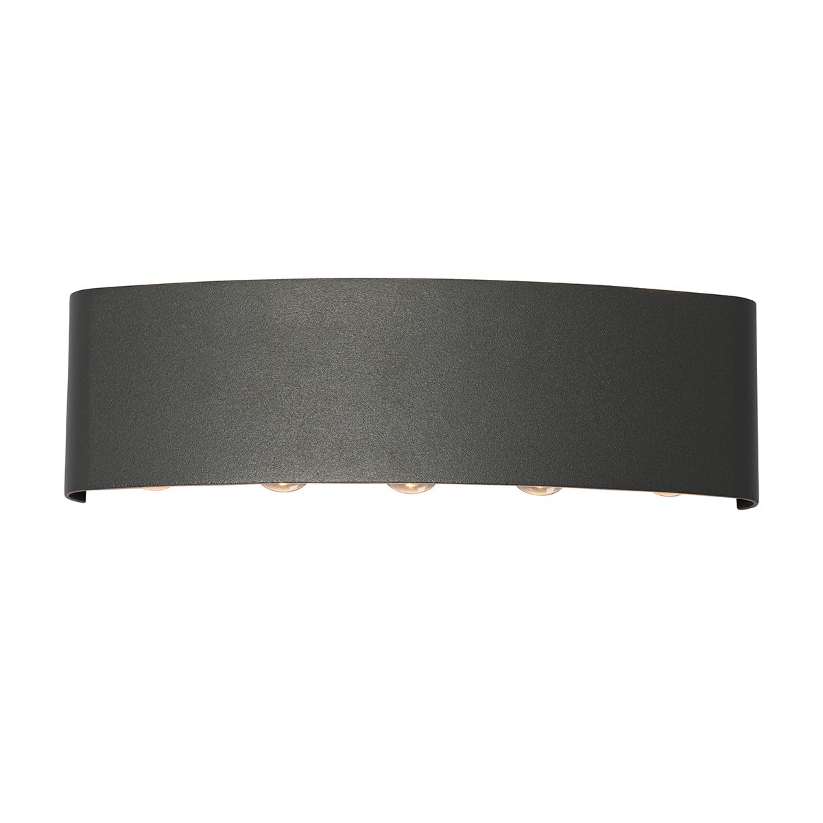 Buiten wandlamp donkergrijs incl. LED 10-lichts IP54 - Silly