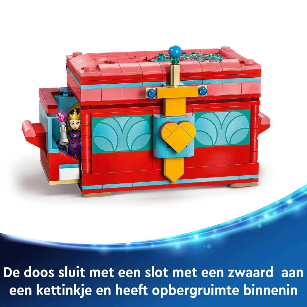 Mooie sieradendoos met veel speelplezierSneeuwwitjes sieradendoos, Bouwbaar Speelgoed voor Kinderen met Poppetjes 43276