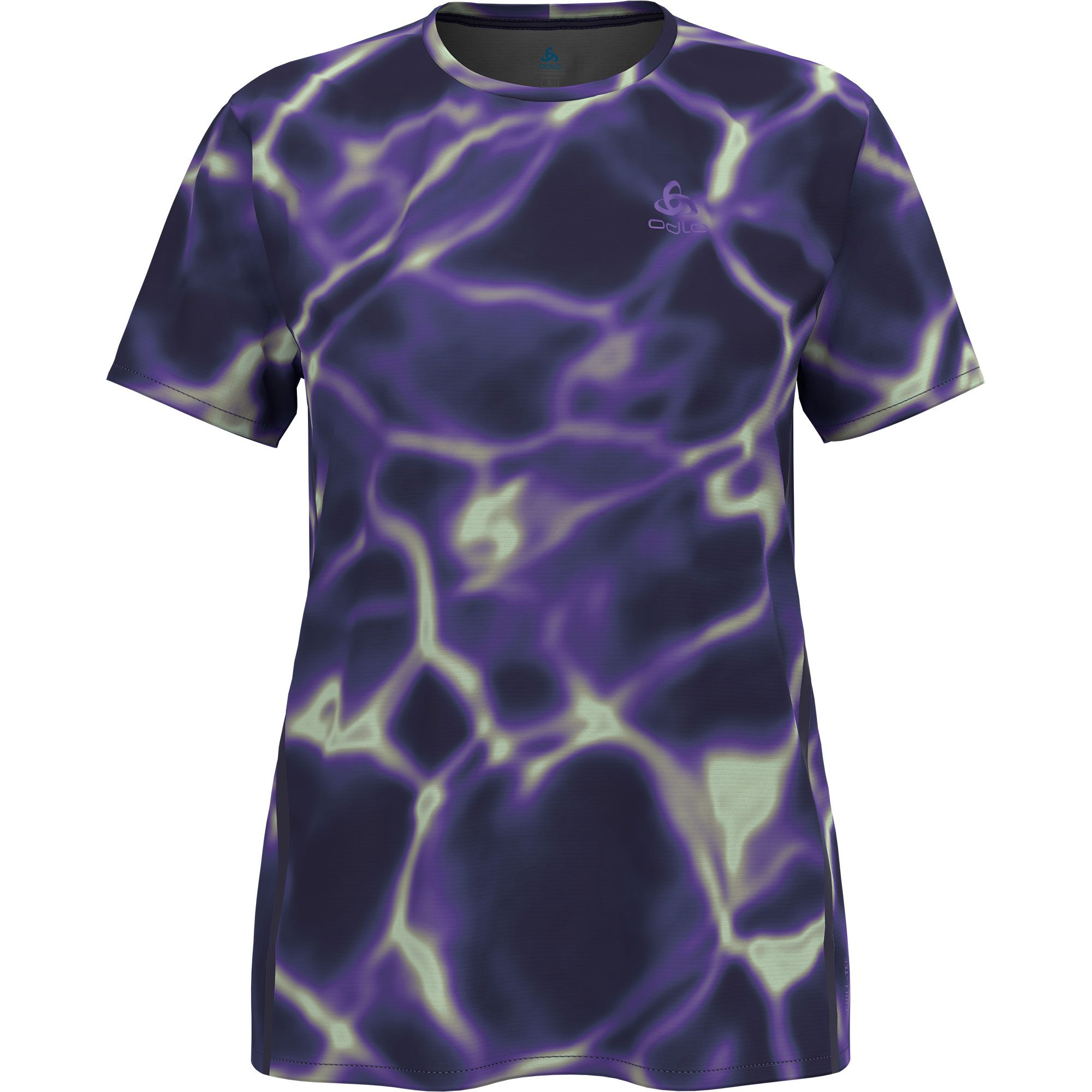 Odlo Zeroweight Chill Tec Print Laufshirt Damen afterparty