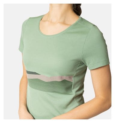 Maillot Manches Courtes Odlo F-Dry Ridgeline Femme Vert