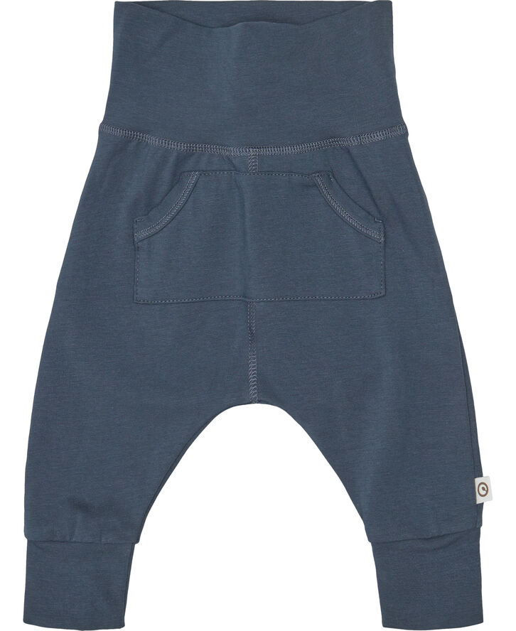 Müsli by Green Cotton Cozy me pocket pants boy Midnight