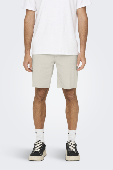 Only & Sons beige heren korte broek