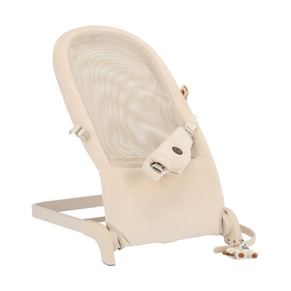 Qute Bouncer Q‑Divan Ivory velvet