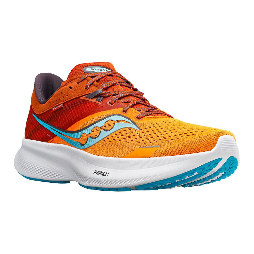 Saucony RIDE 16 - Chaussures running Homme marigold/lava