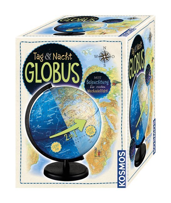 Tag und Nacht Globus mit Beleuchtung