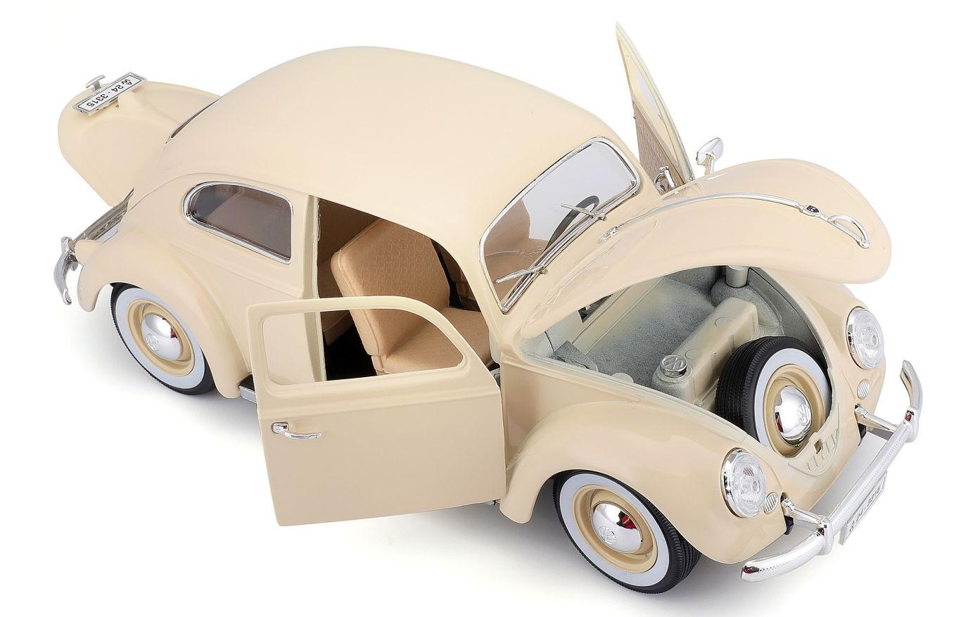 Volkswagen Käfer 1955 Beige 1:18Sammlermodell im Massstab 1:18