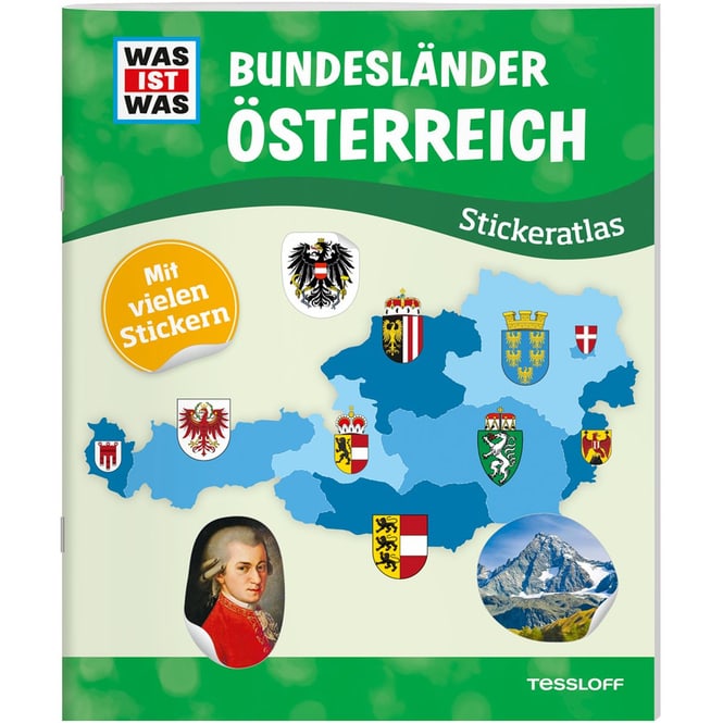 WAS IST WAS - Bundesländer - Österreich - Stickeratlas